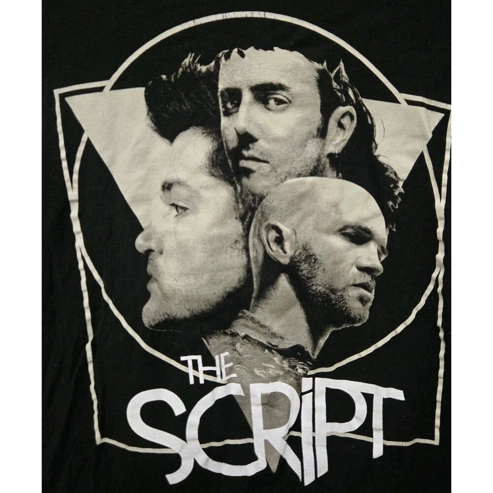 The Script Band Tour Shirt Vintage 2013 Short Sleeve Small 100% Cotton Women's - Picture 2 of 4